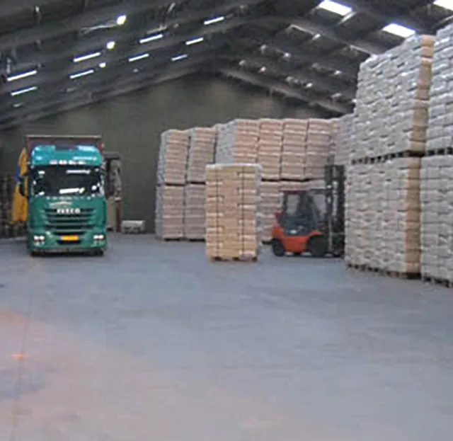 Distributie van stro